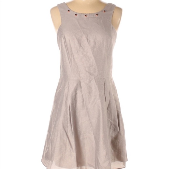 BCBGeneration Backless Gold Cocktail Dress 10 - Picture 1 of 4